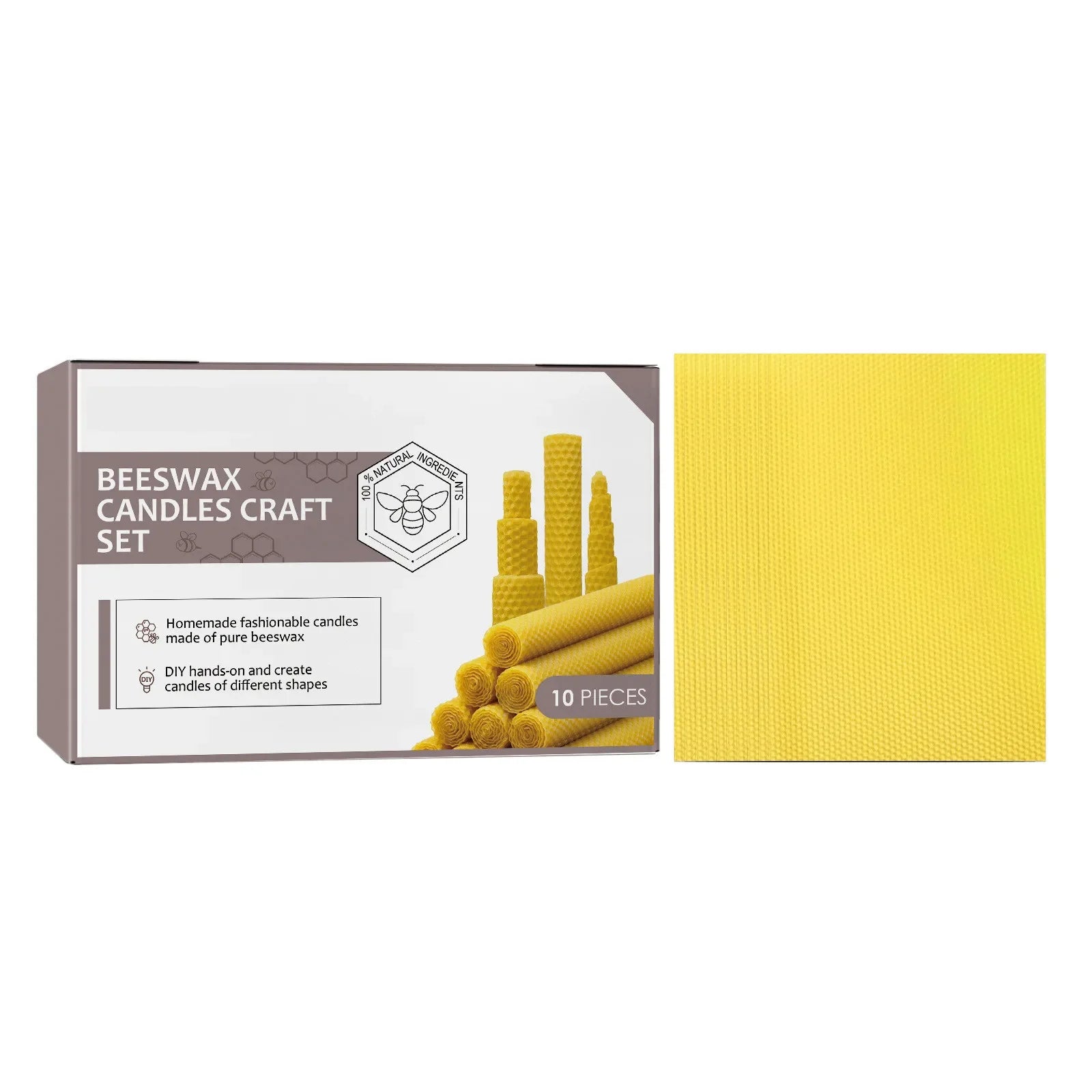 10/20/30pcs Beeswax Sheets Candle Making DIY Kits