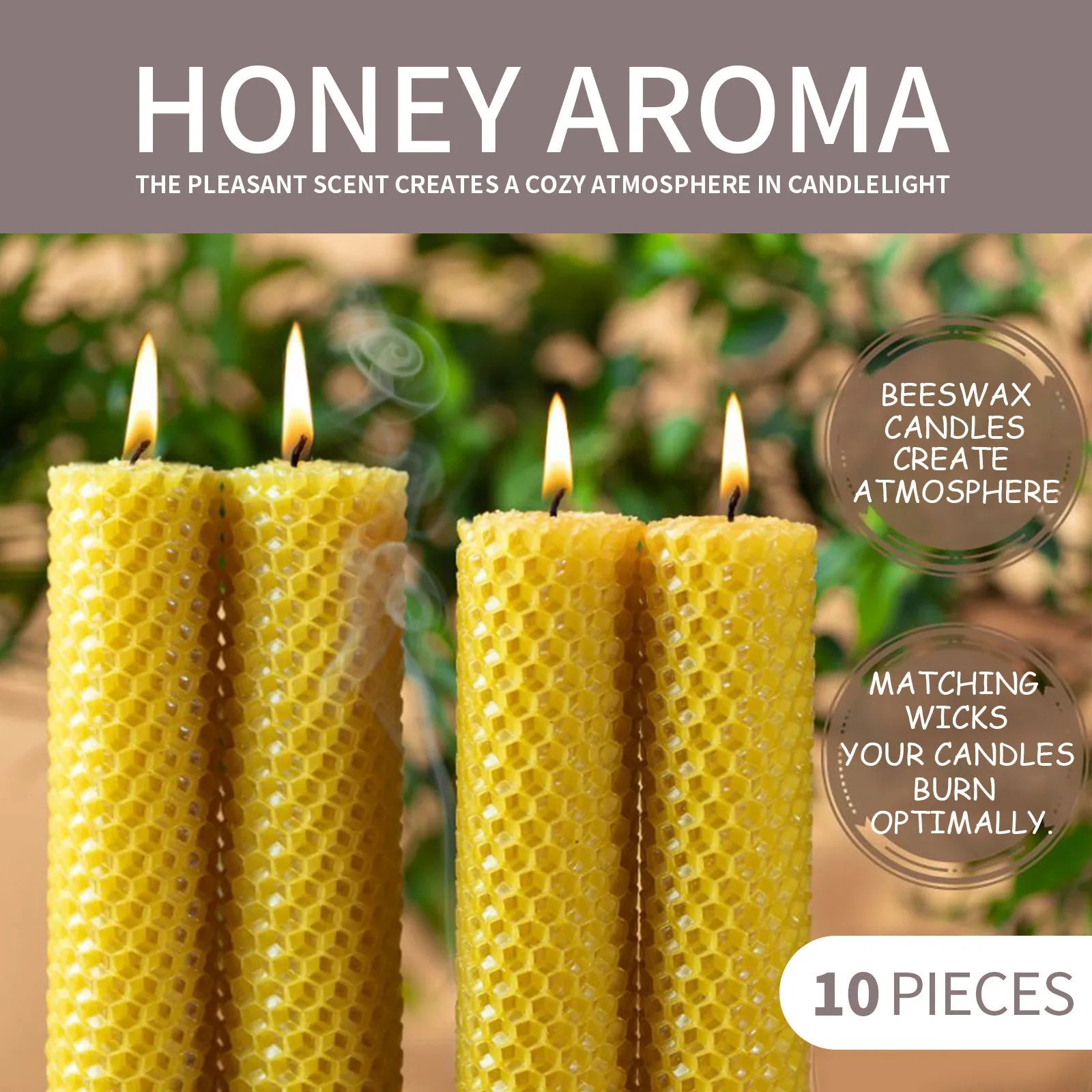10/20/30pcs Beeswax Sheets Candle Making DIY Kits
