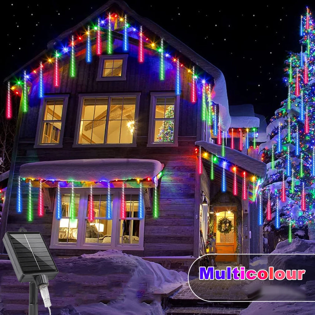 Solar Meteor Star Outdoor Fairy String Lights