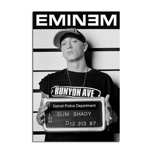 Super Rapper Em-ine-ms  Canvas Painting Music Star Wall Art