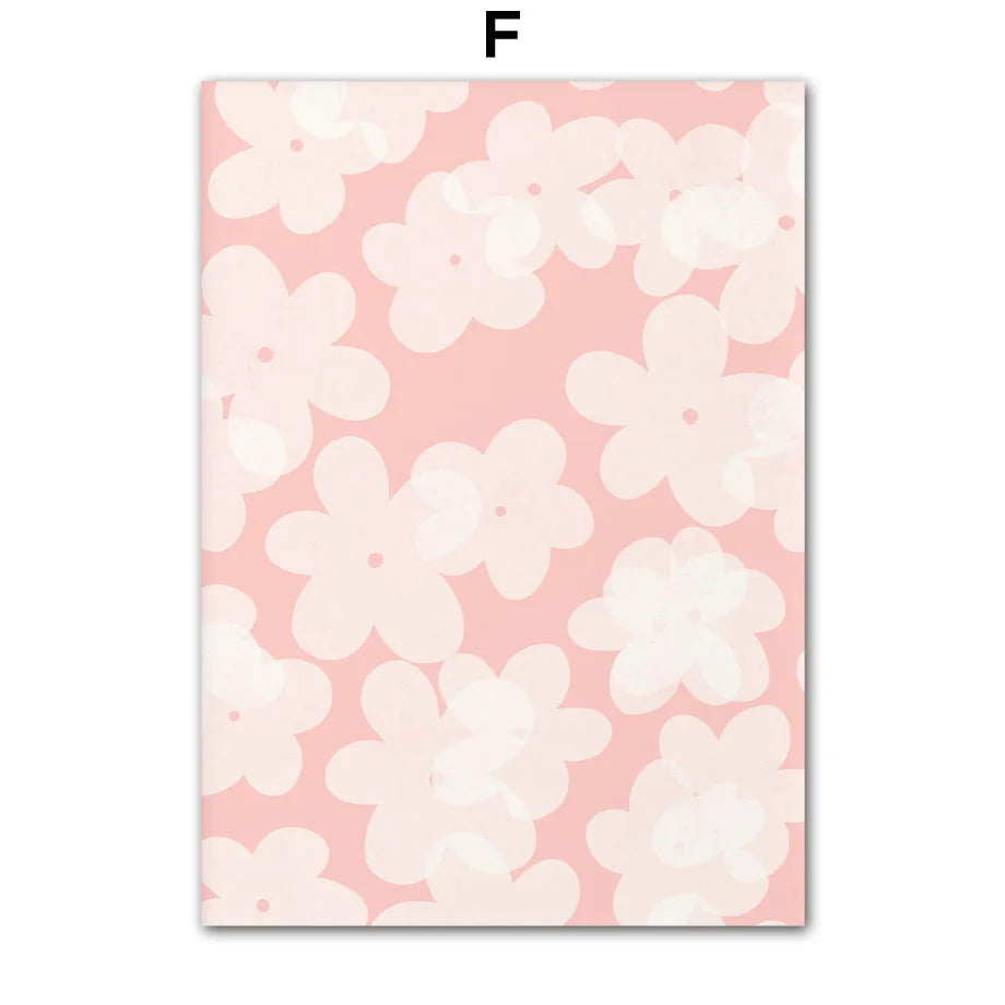 Colorful Flower Market  Canvas Painting