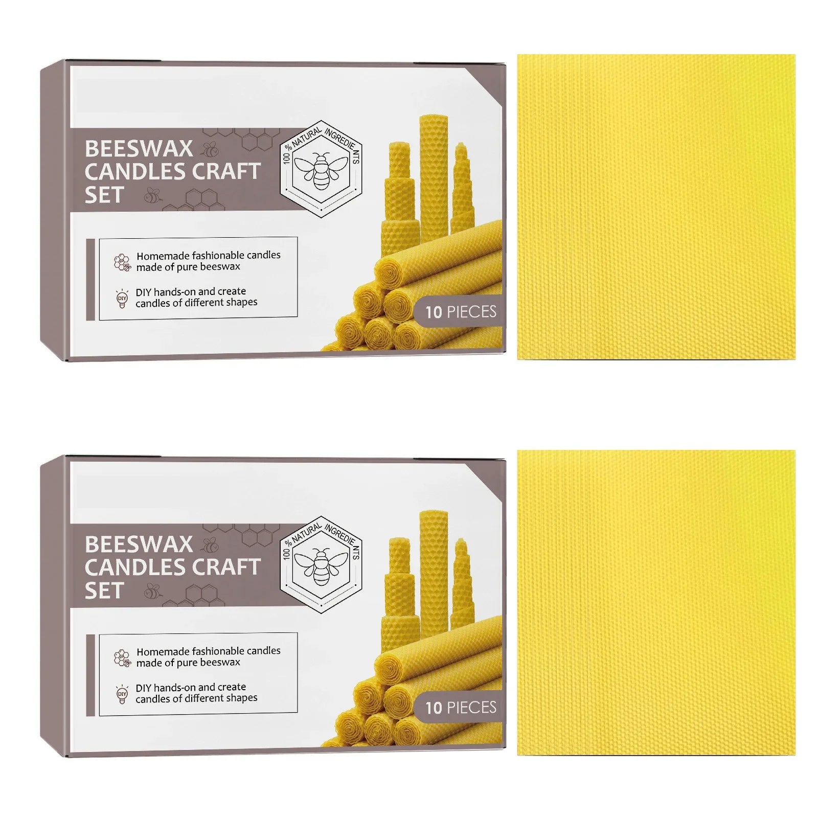 10/20/30pcs Beeswax Sheets Candle Making DIY Kits