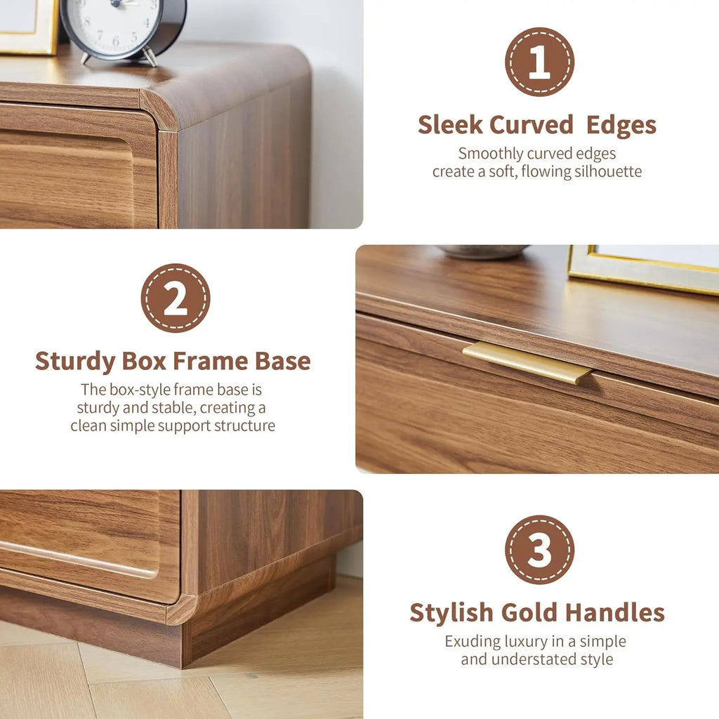 Modern Nightstand Set of 2