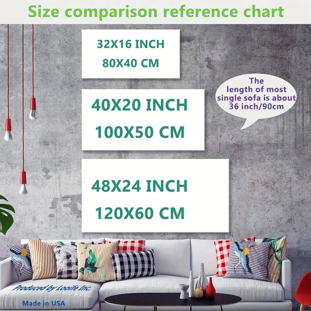 Large  black abstract geometric mural canvas - modern 3D block design,1.5 "thick pine solid wood frame