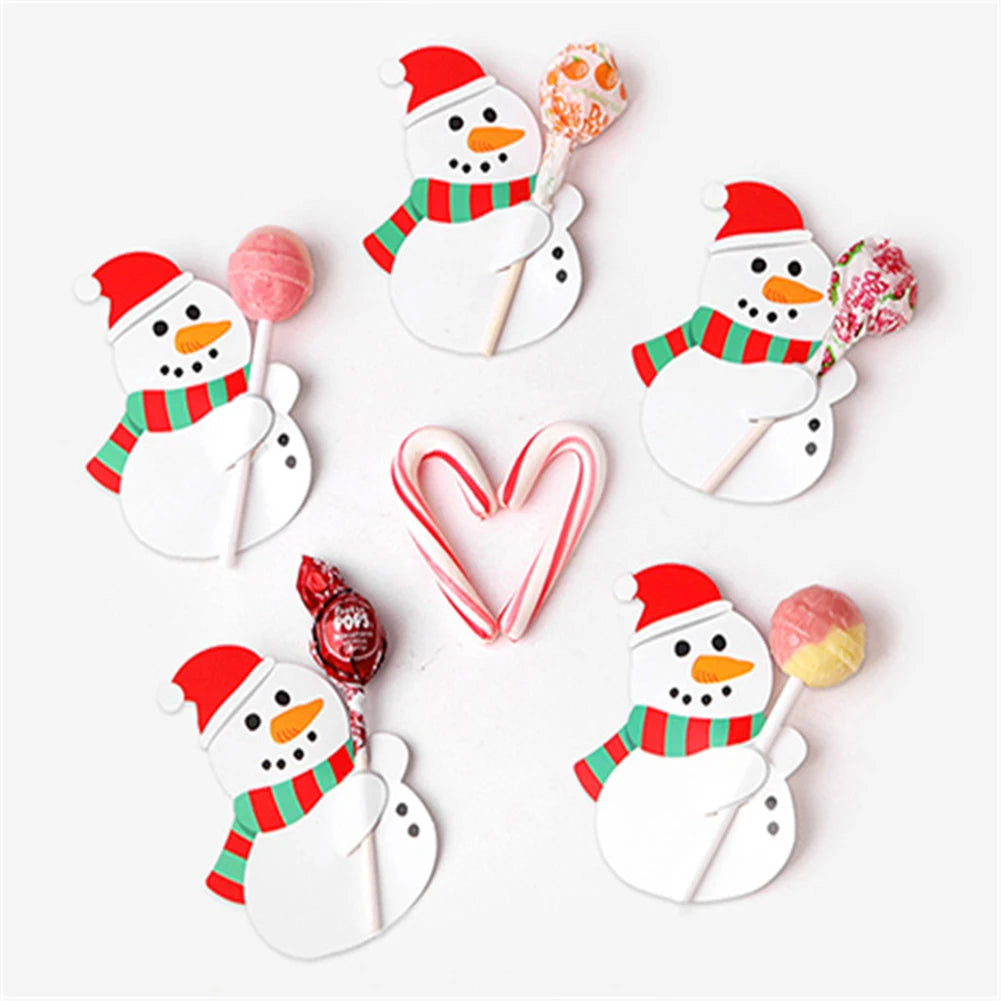 50pcs Candy Wrapping Christmas Recyclable DIY for Children Gifts