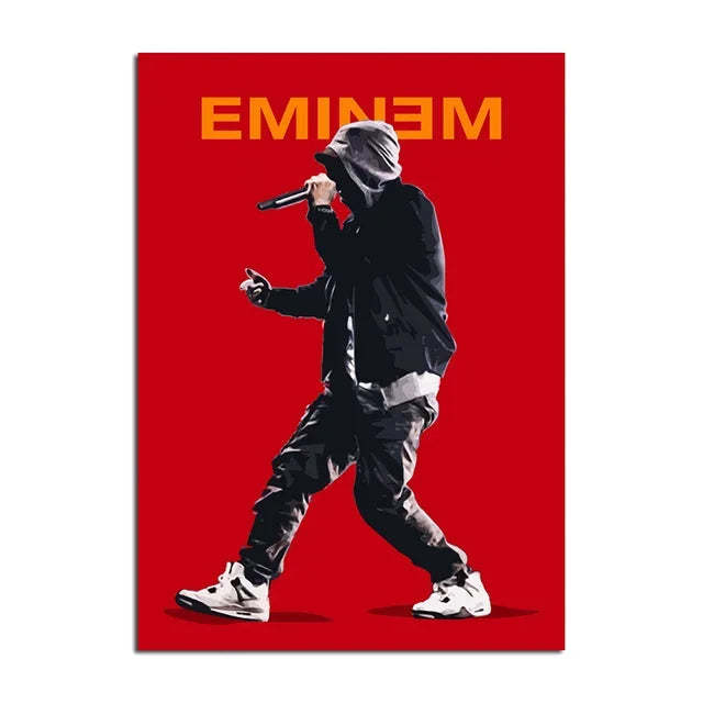 Super Rapper Em-ine-ms  Canvas Painting Music Star Wall Art