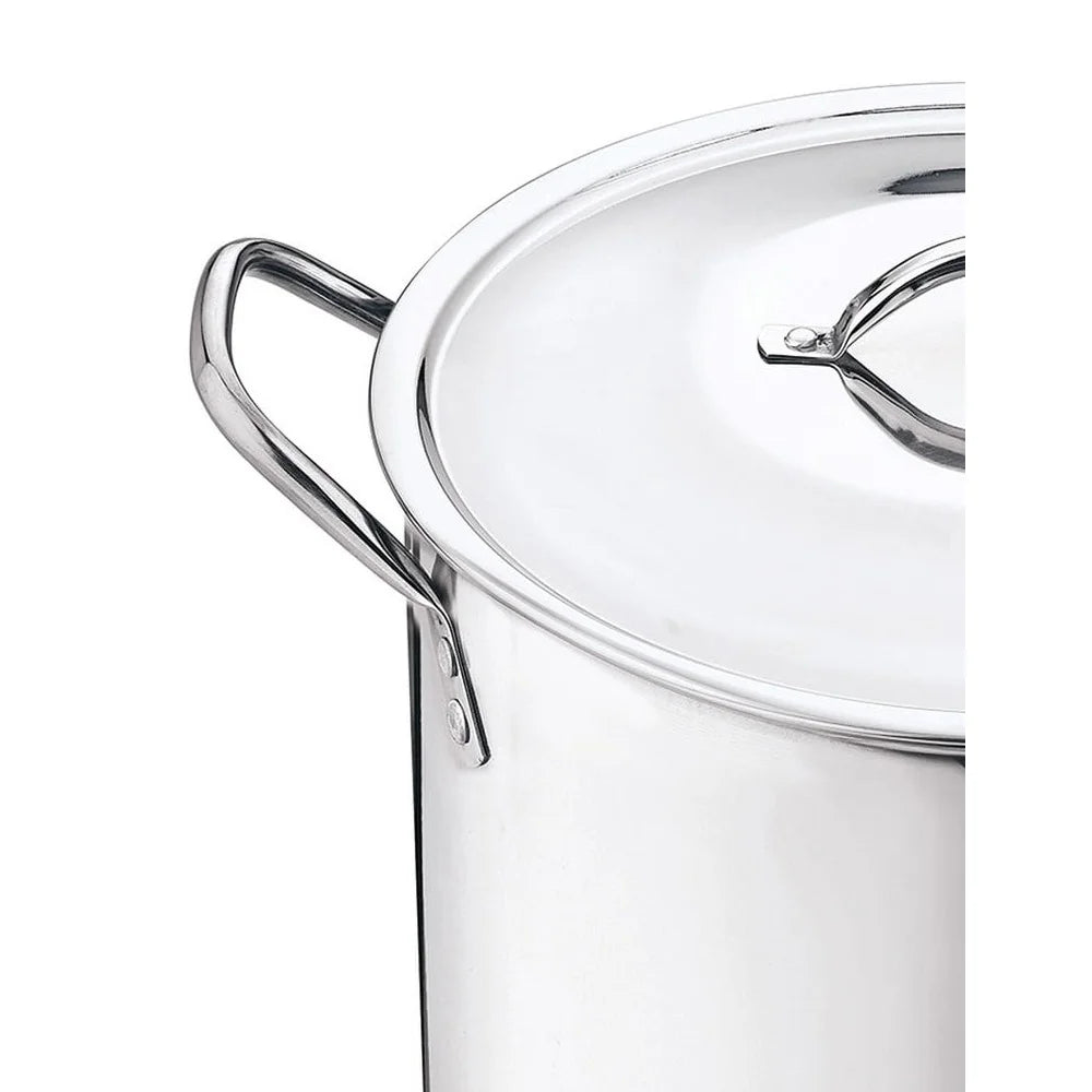 12 Quart Stainless Steel, Heavy Duty Stock Pot with Lid and Stay Cool Handles