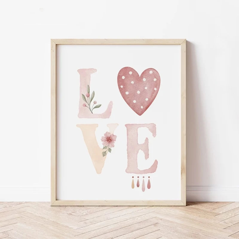 Bohemian Style Rainbow Series Canvas Painting