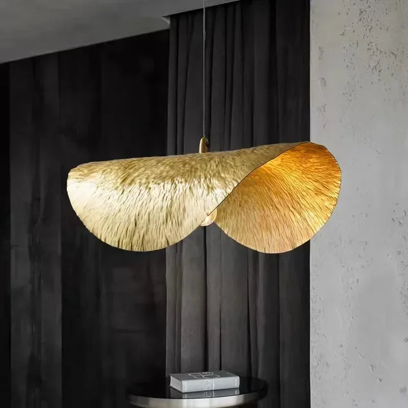 Nordic Gervasoni All Copper Pendant Lotus Leaf Lamp