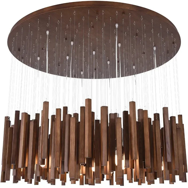New Solid Wood Chandelier  Hanging Lamps