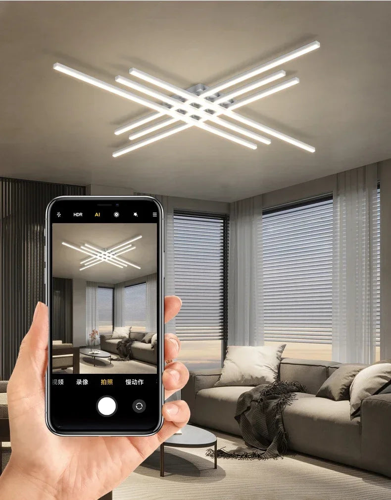 Nordic Minimalist Chandelier Led Ceiling Lamp