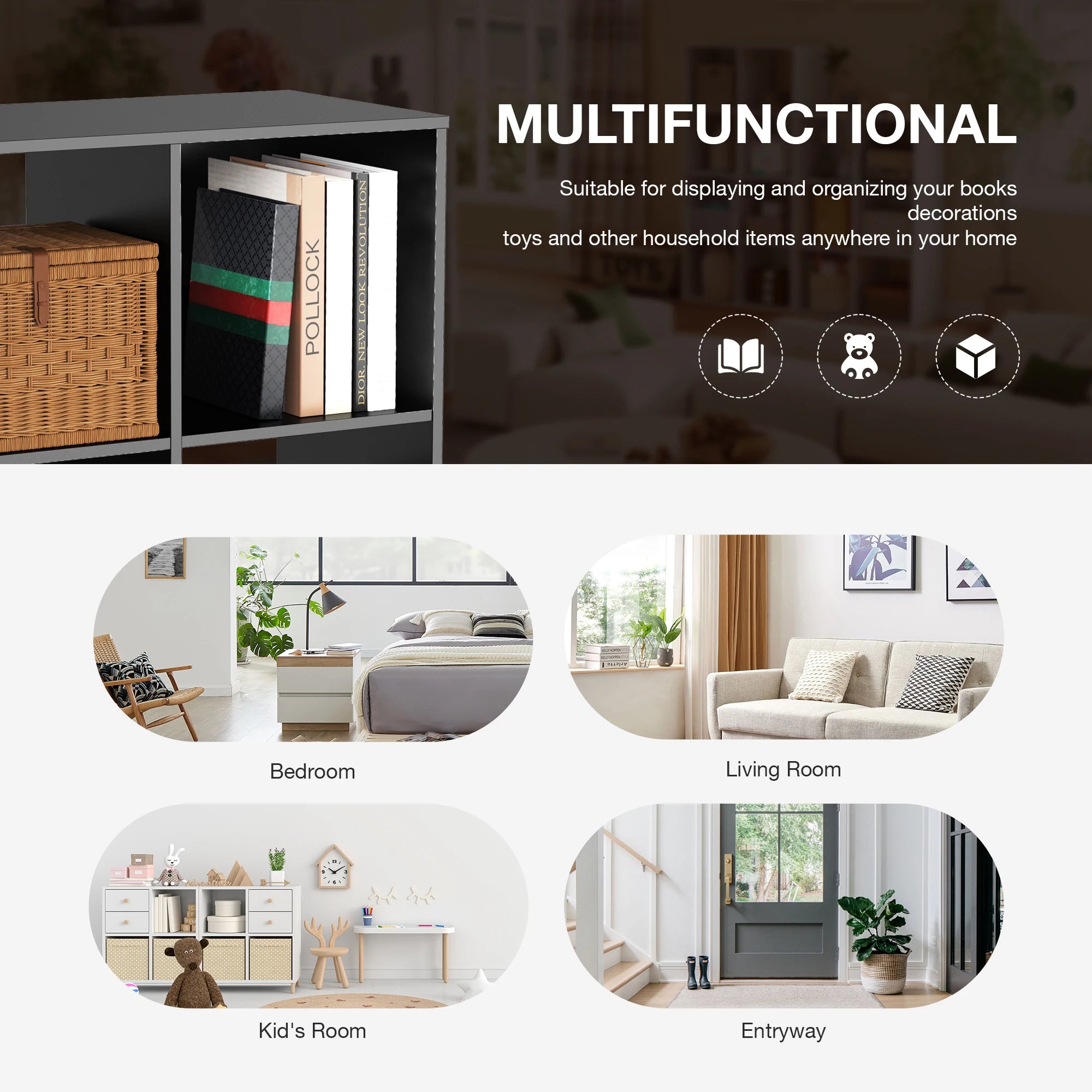 JHK 9 Cube Storage Organizer