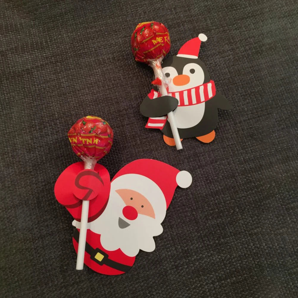 50pcs Candy Wrapping Christmas Recyclable DIY for Children Gifts