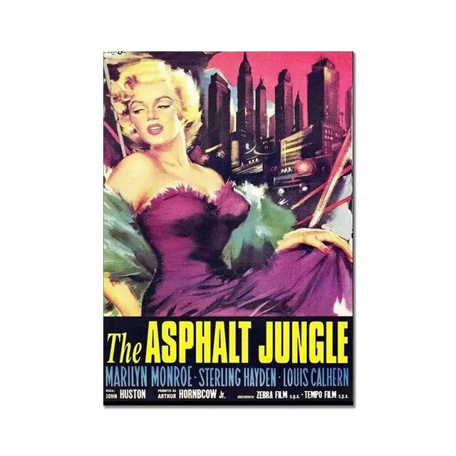 80s Classic Movie Canvas Paintings