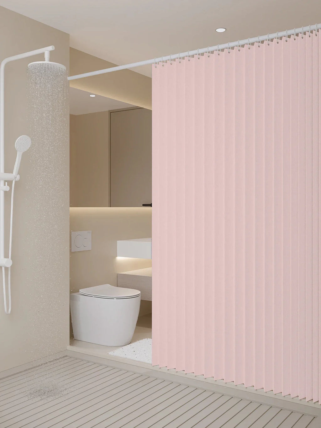 1PC  shower curtains are suitable for bathrooms, Folding, Haunted mansion