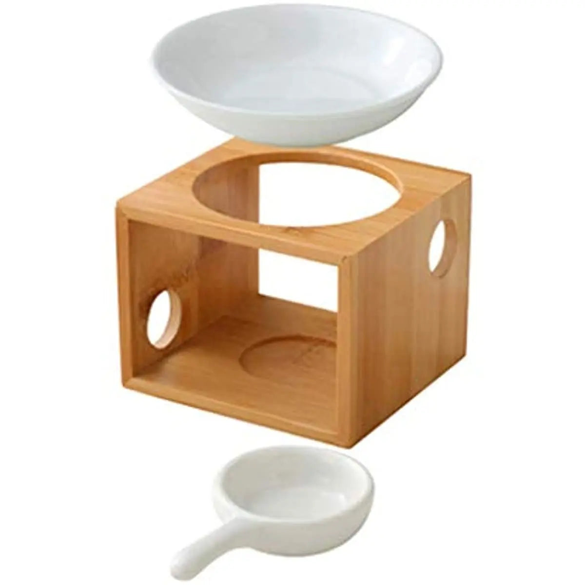 1pc Tealight Bamboo Essential Oil  Diffuser