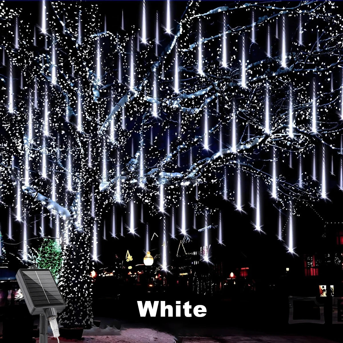 Solar Meteor Star Outdoor Fairy String Lights