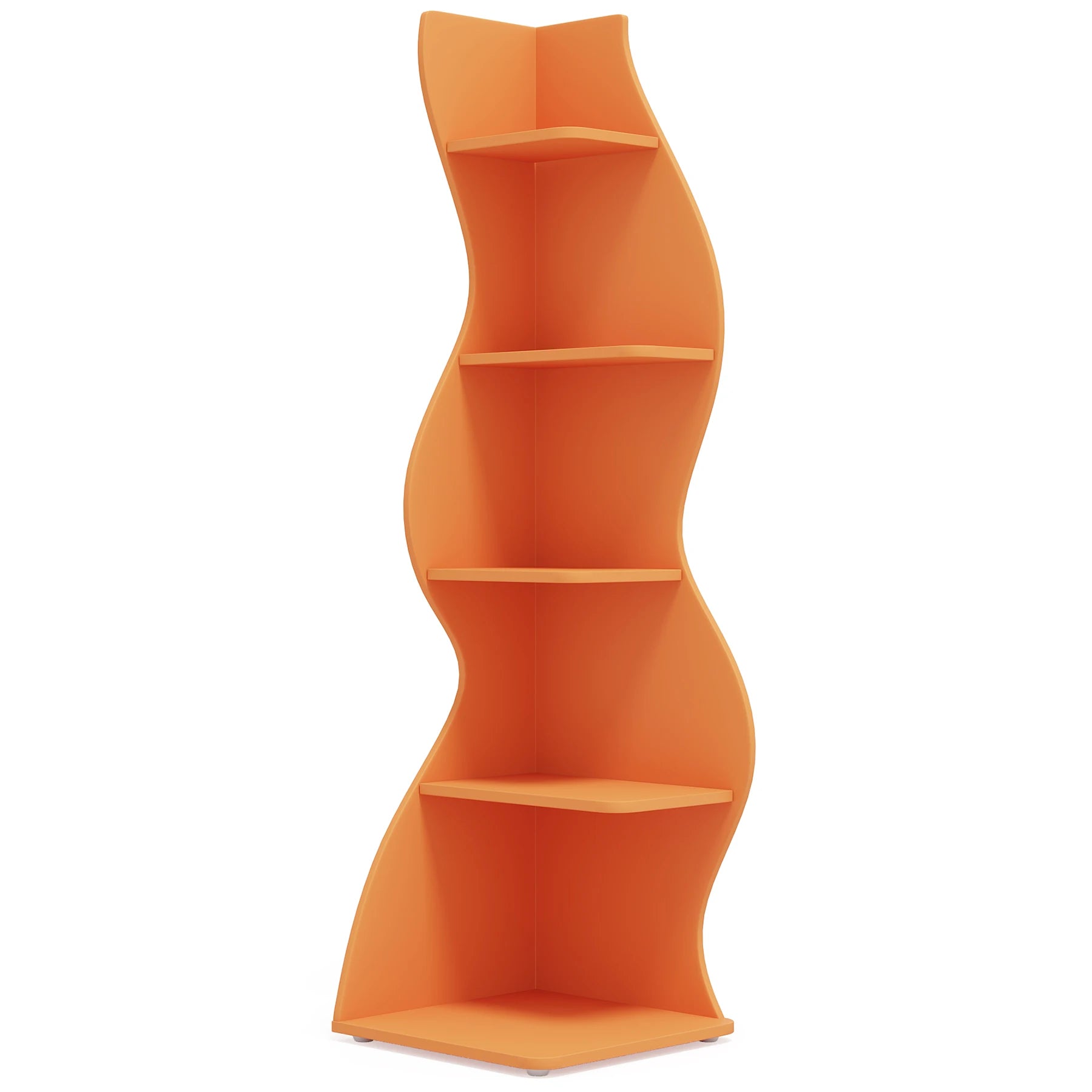 Tribesigns  5-Tier Corner Wall Bookshelf