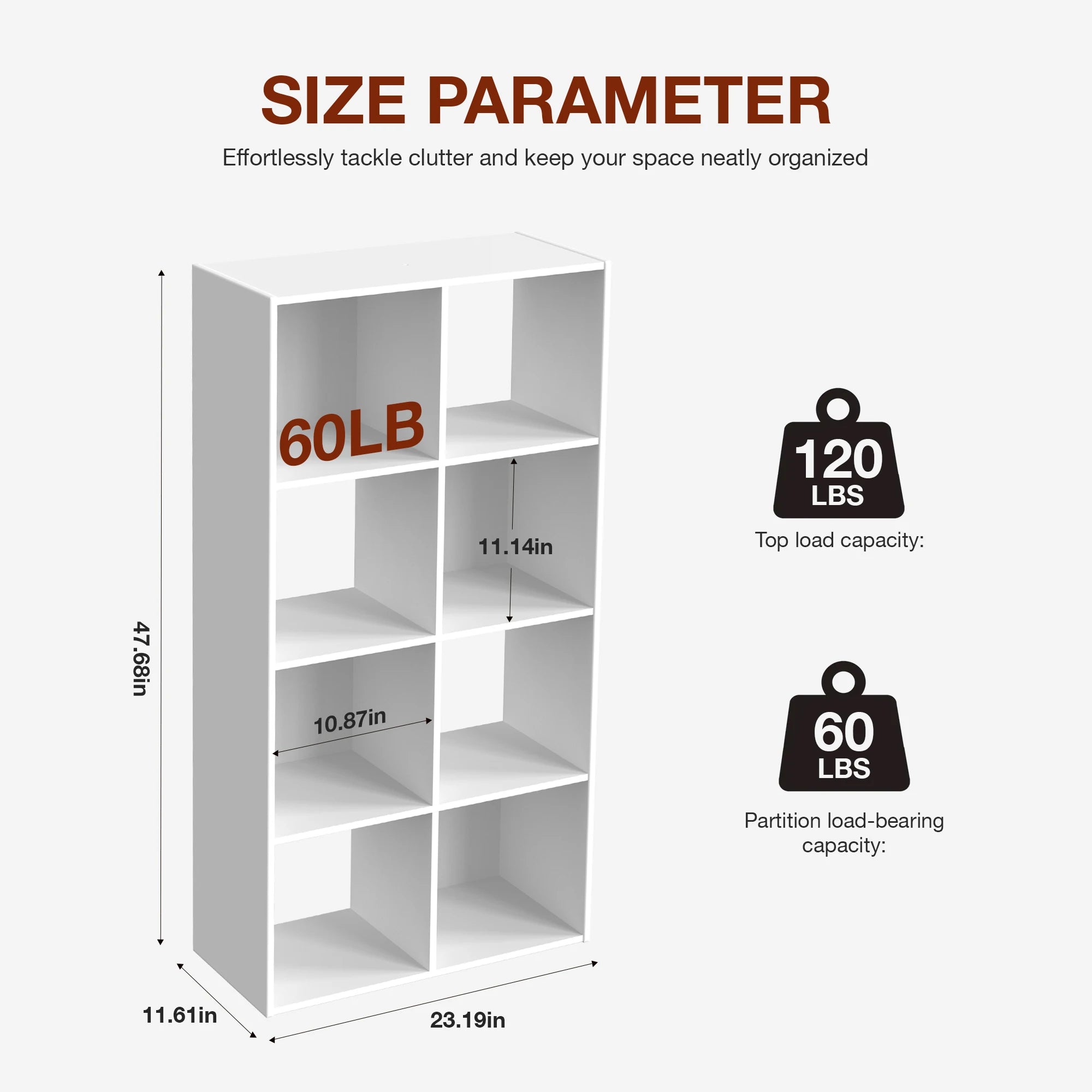 JHK 9 Cube Storage Organizer