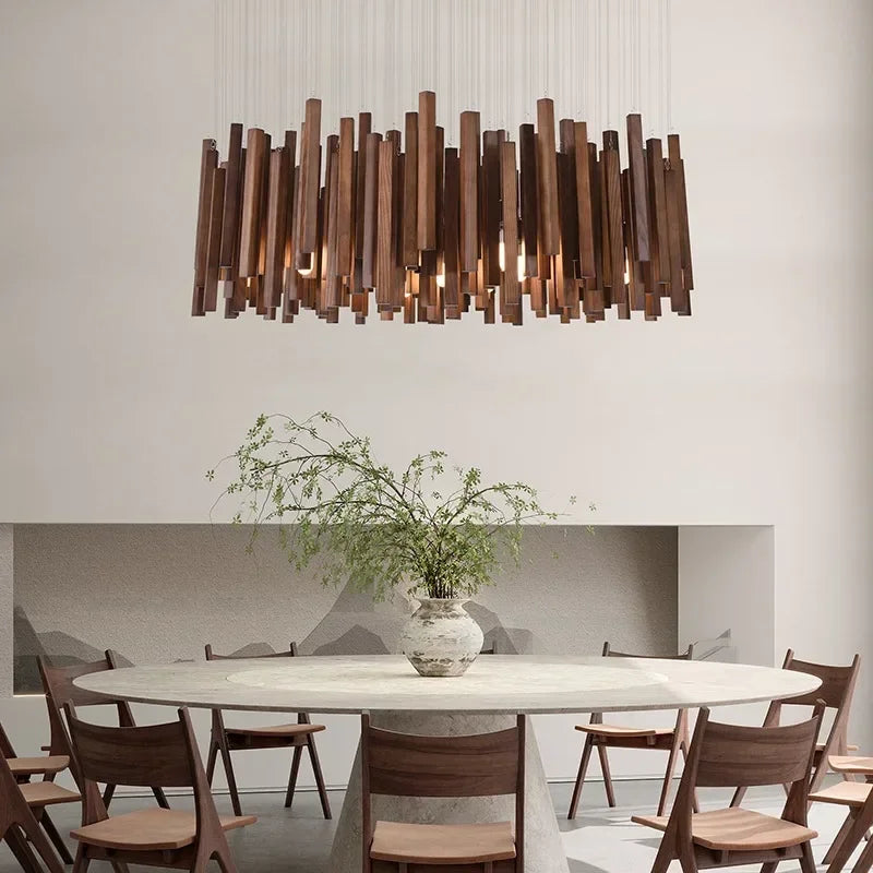 New Solid Wood Chandelier  Hanging Lamps