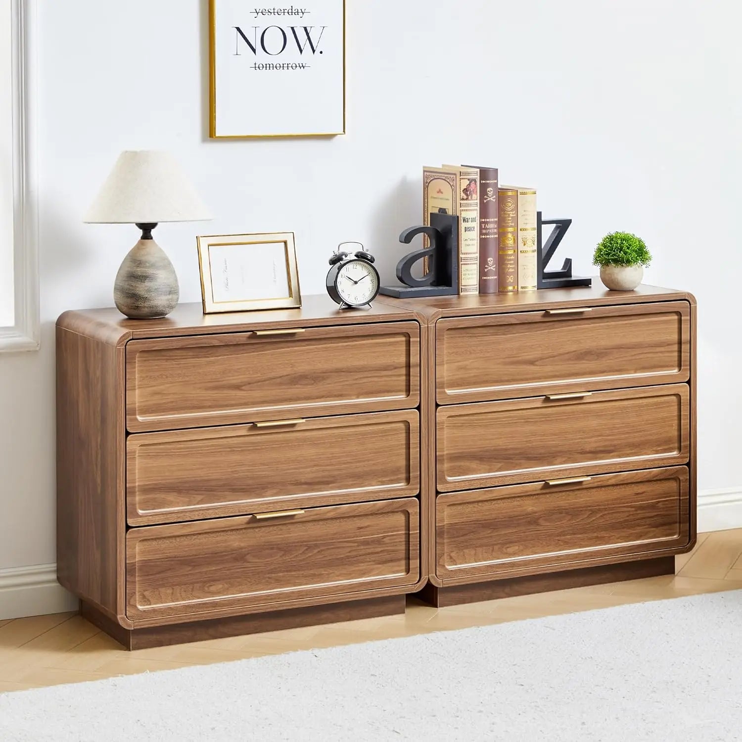 Modern Nightstand Set of 2