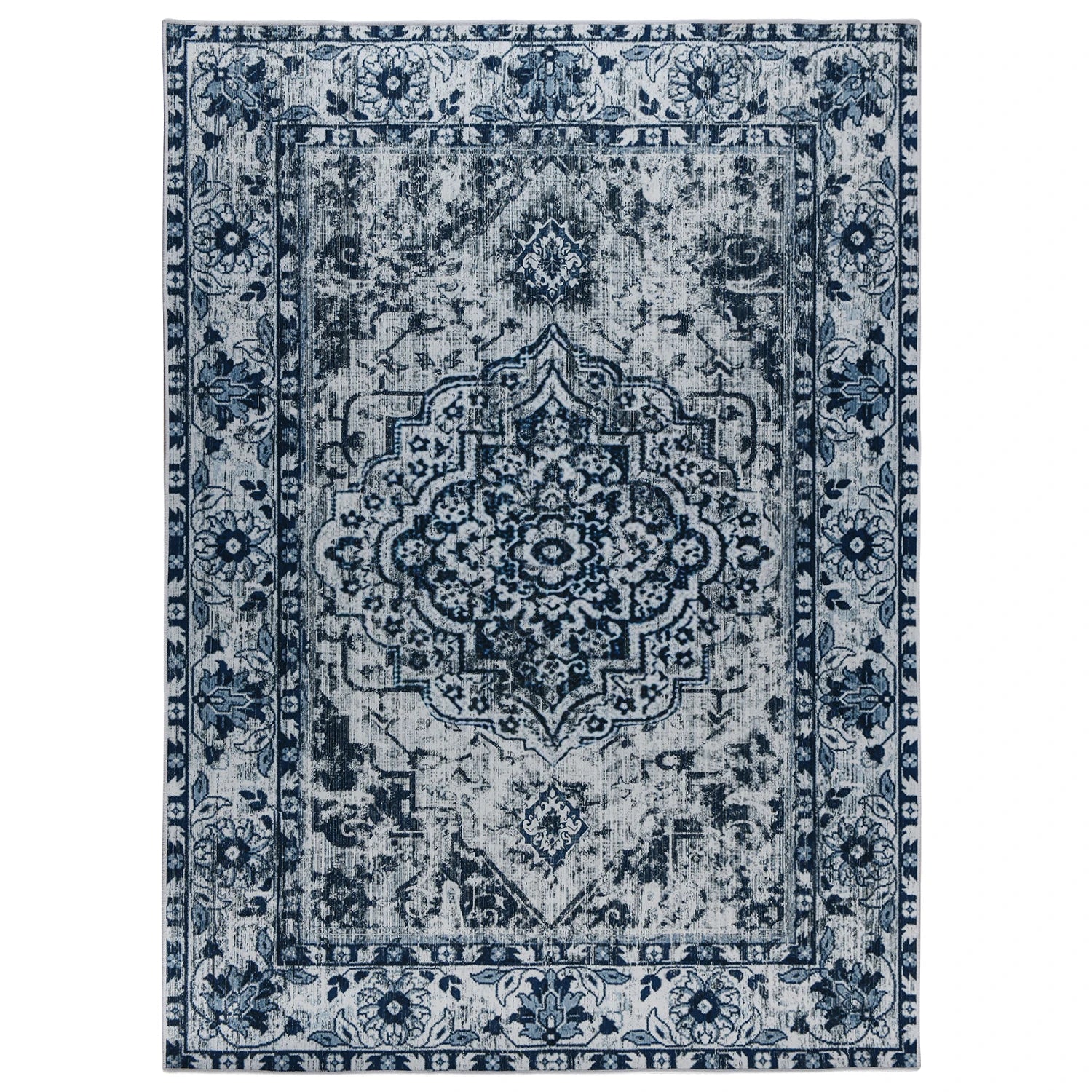 Vintage Bohemian Indoor Area Rug for Living Room,  Bedroom