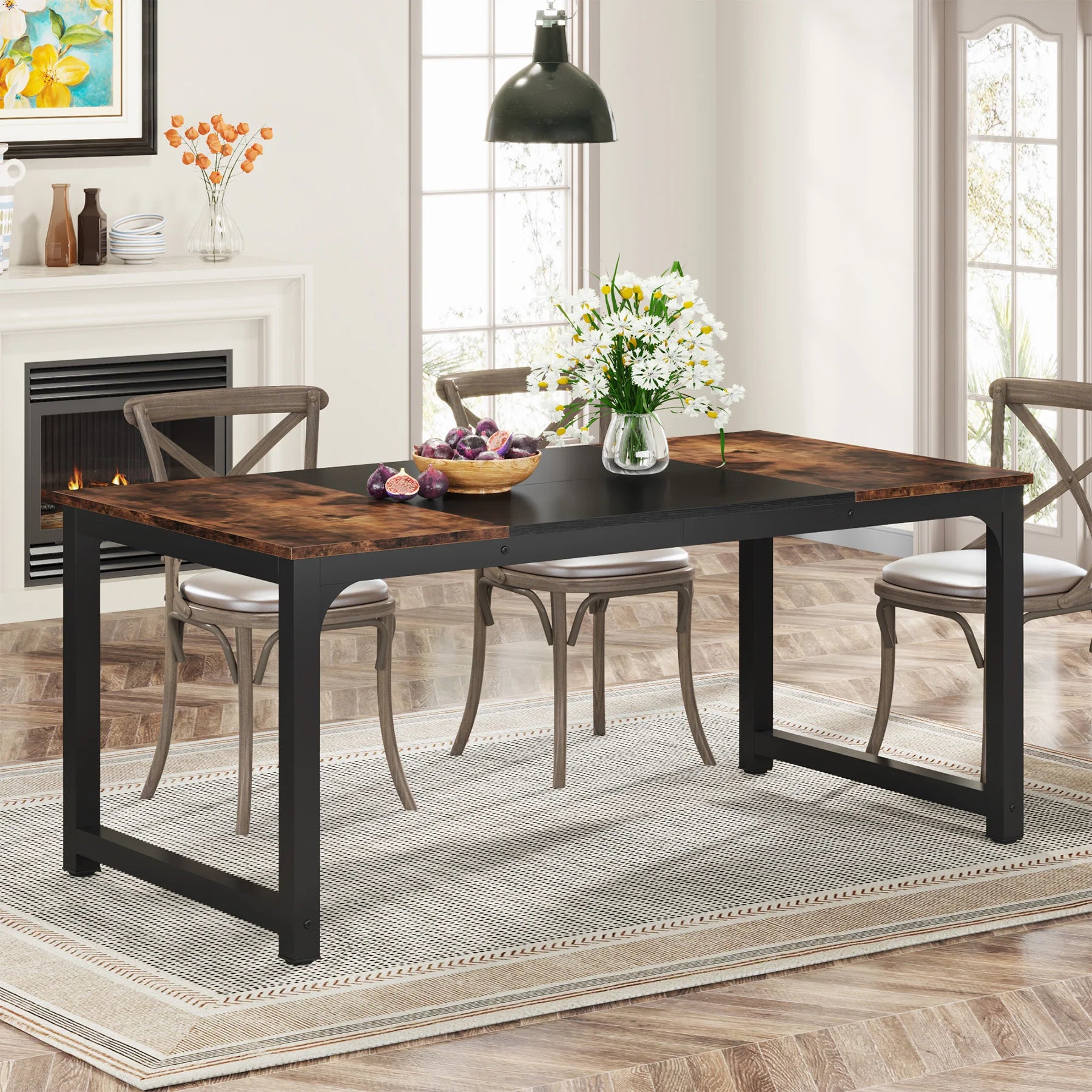 Tribesigns Rectangular Table for Dining Room