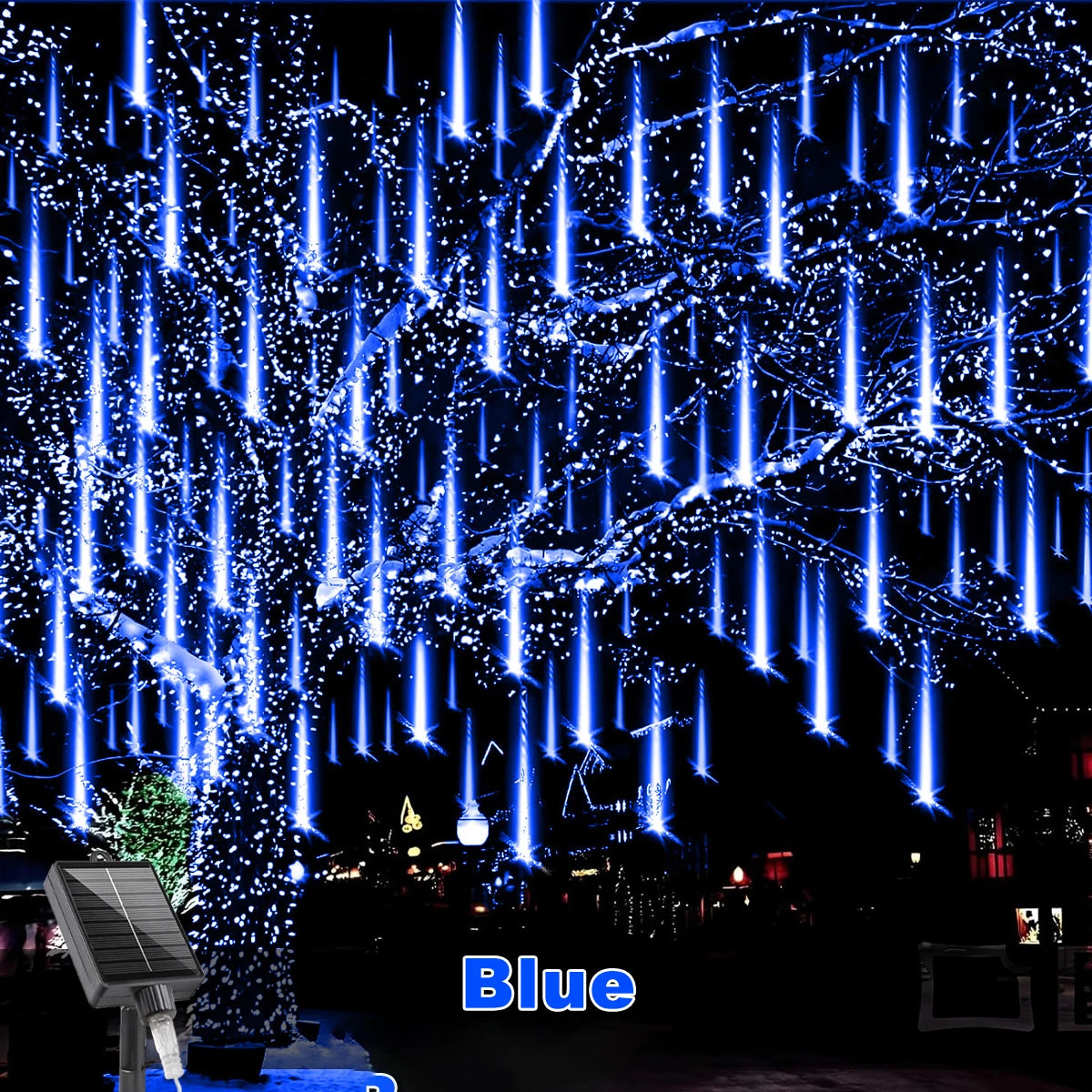 Solar Meteor Star Outdoor Fairy String Lights