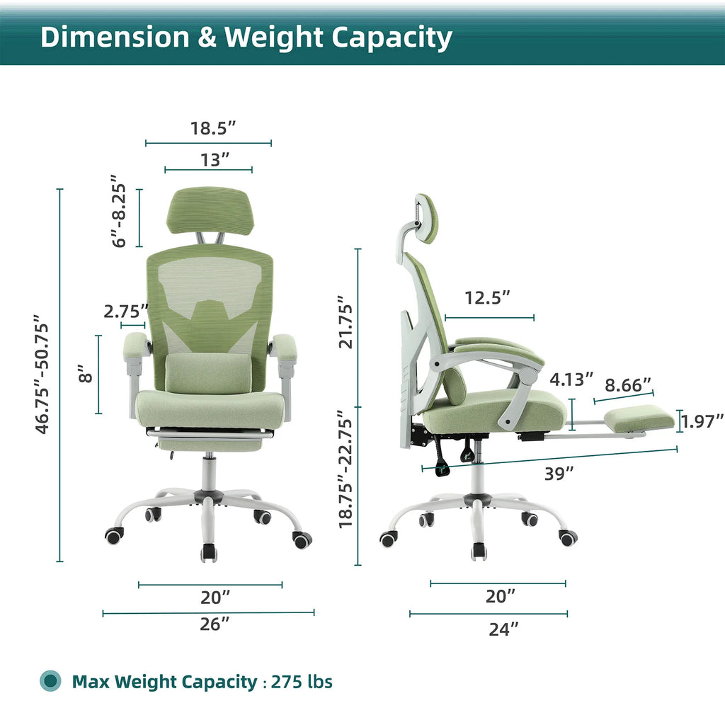 JHK Ergonomic Rocking Gaming Chair