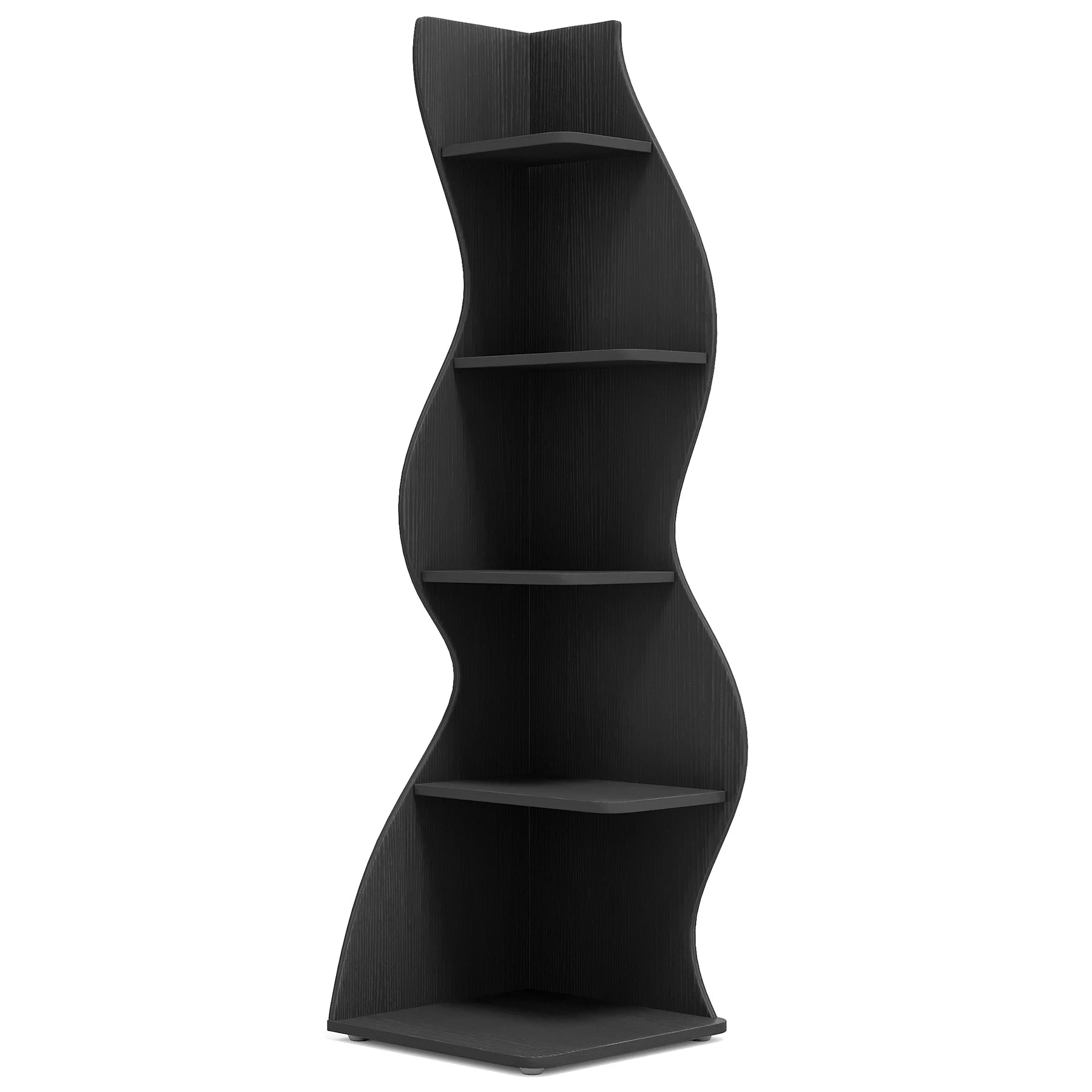 Tribesigns  5-Tier Corner Wall Bookshelf