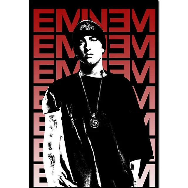 Super Rapper Em-ine-ms  Canvas Painting Music Star Wall Art