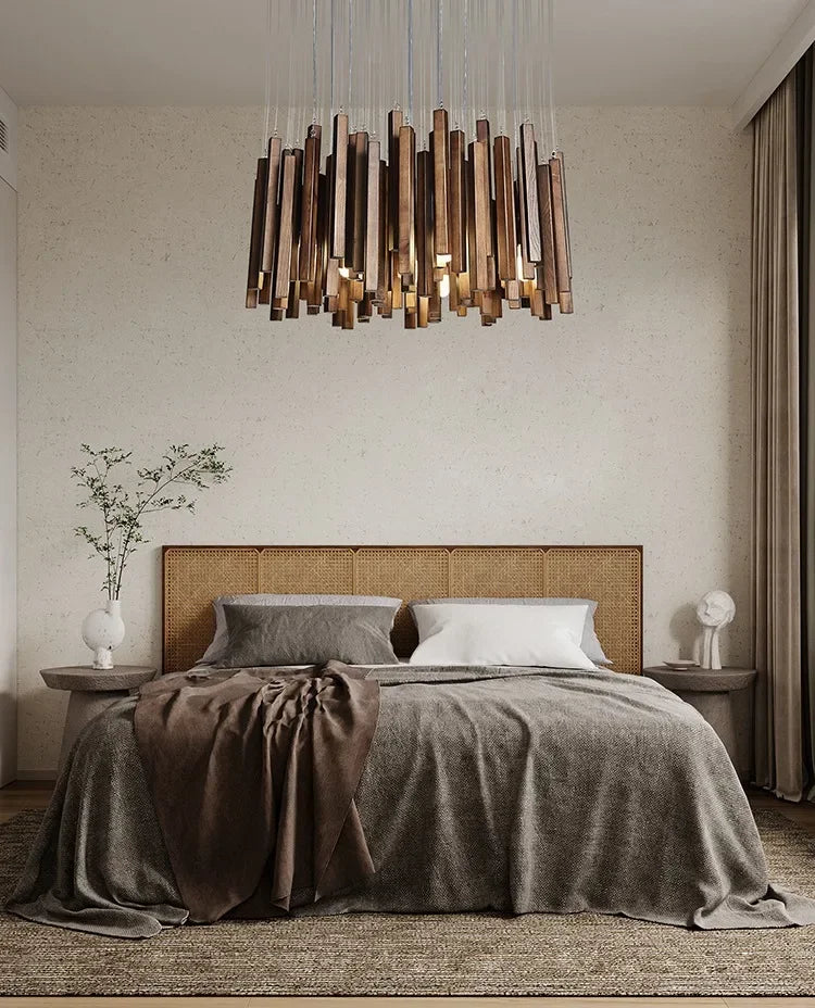 New Solid Wood Chandelier  Hanging Lamps