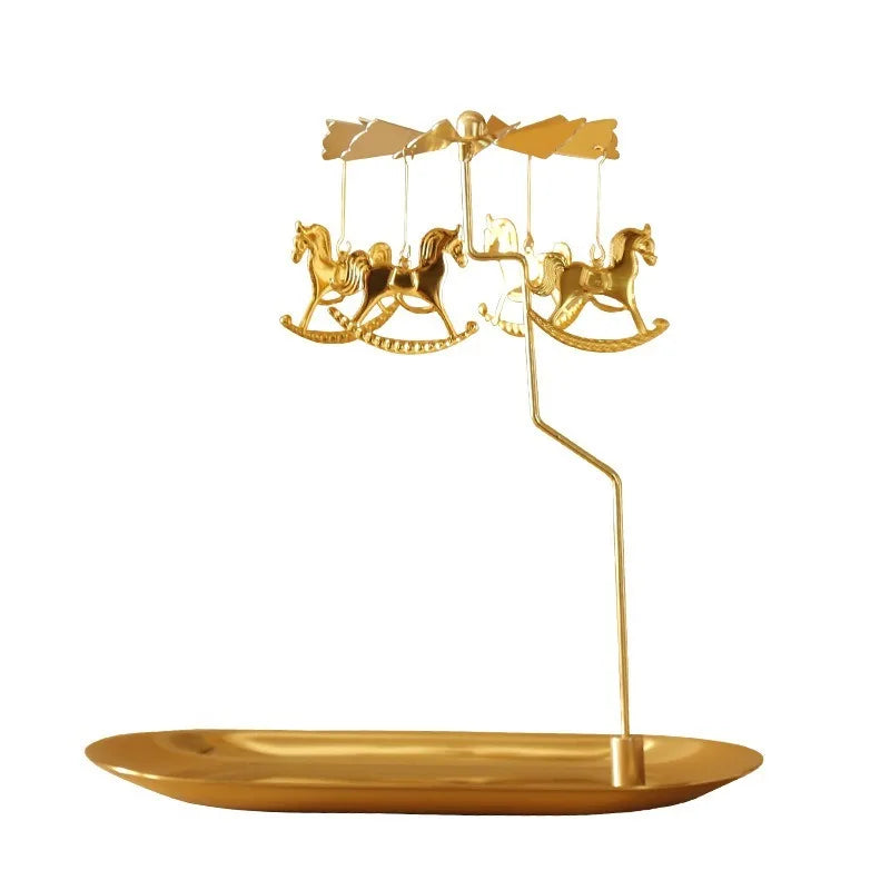 Rotating  European Windmill  Scented Candle Tray