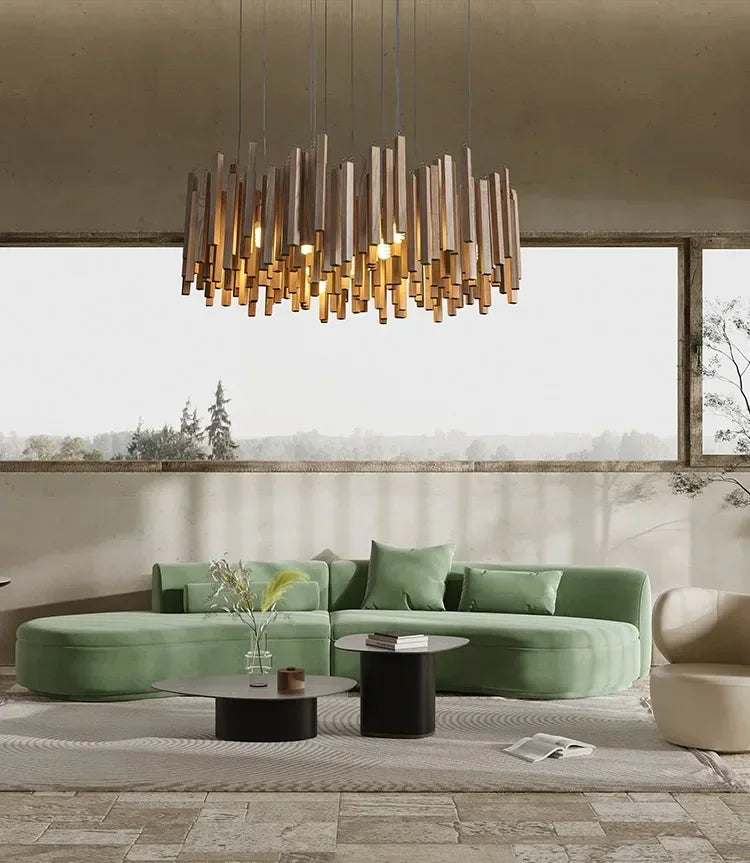 New Solid Wood Chandelier  Hanging Lamps